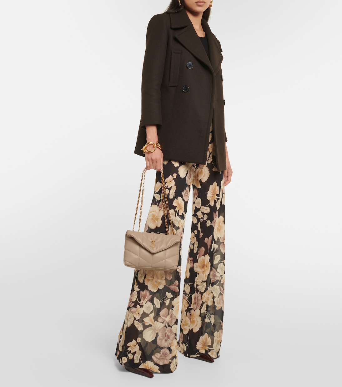 Borsa a spalla Toy Puffer in pelle | Saint Laurent