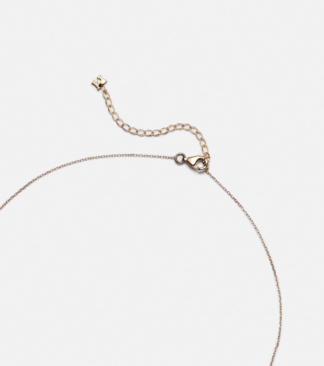 Collana in oro 14kt MATEO con design La Barre e dettagli in diamanti, per uno stile giovane e raffinato.