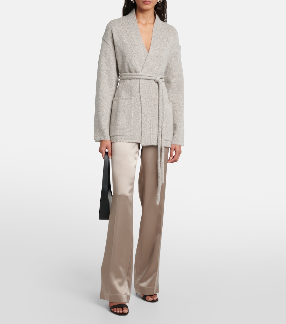 Luxe cashmere wrap cardigan | Joseph
