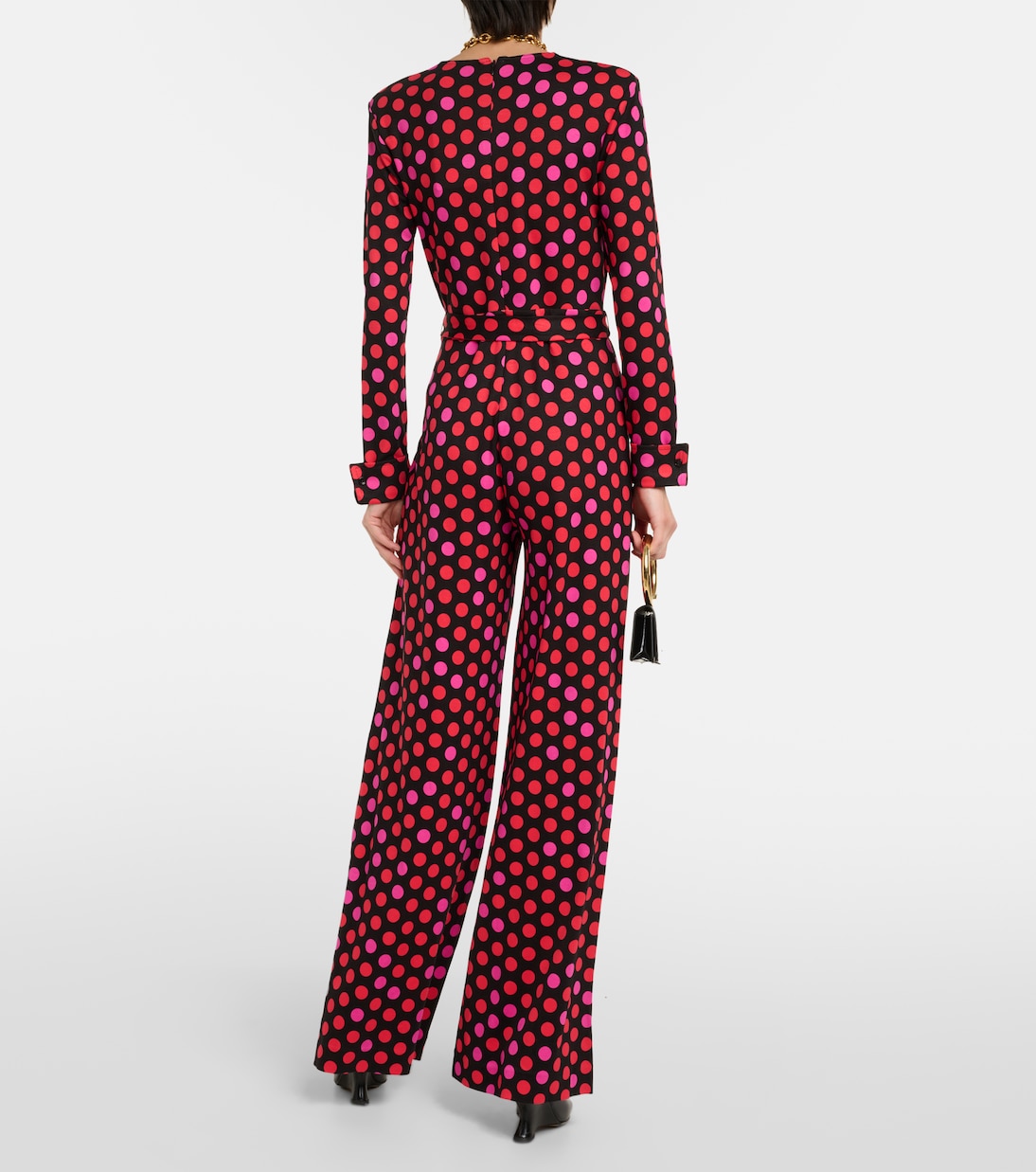 Combi-pantalon ample Rosa à pois | Diane von Furstenberg