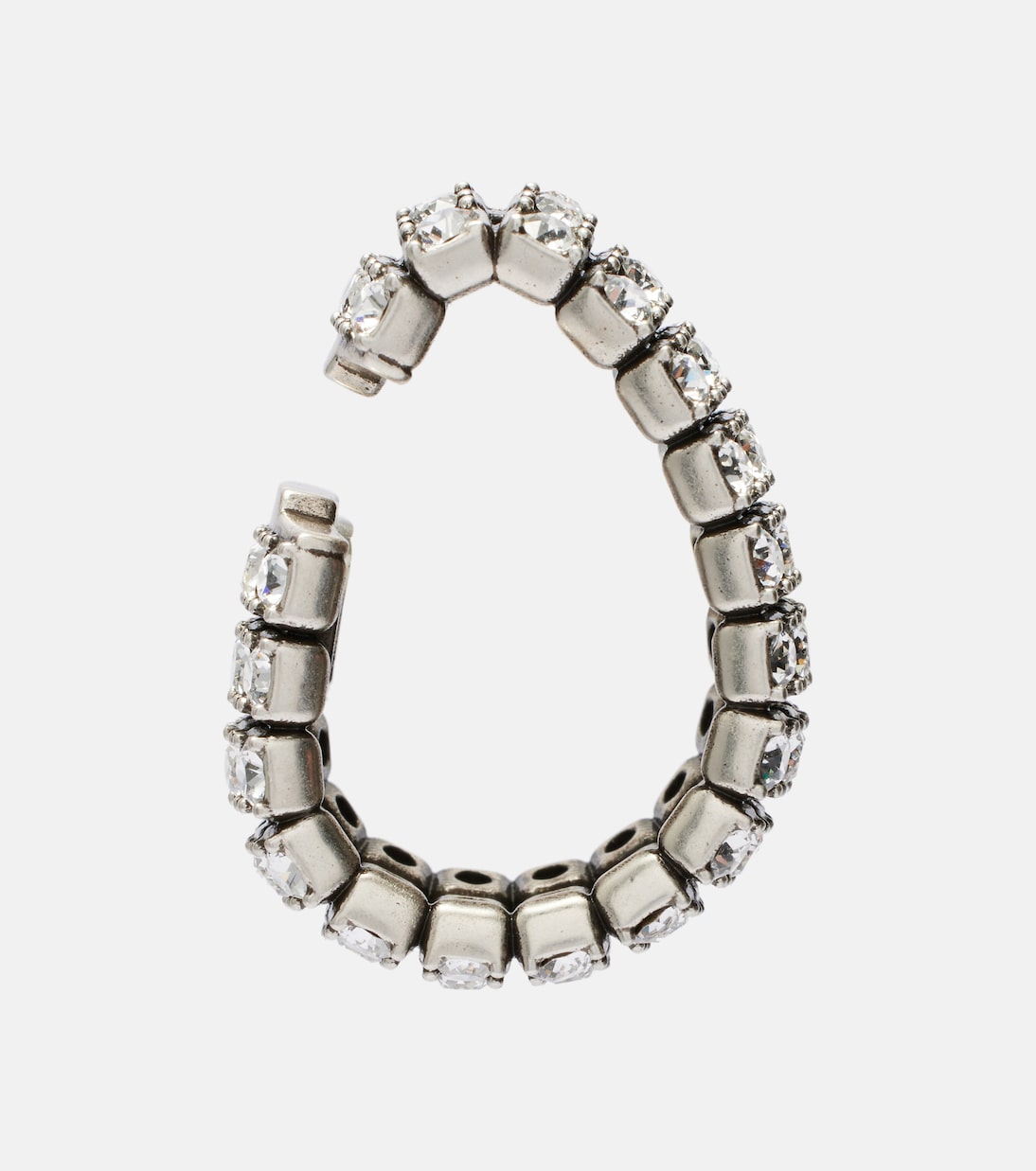 BALENCIAGA Brillante fascino: cinturini per orecchie con cristalli glamour