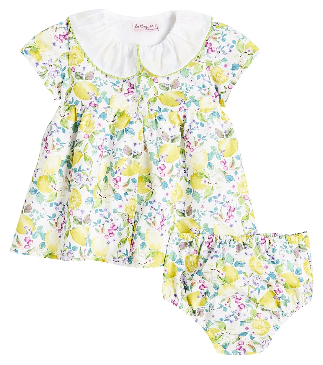 Baby Set Patricia aus Kleid und Höschen | La Coqueta