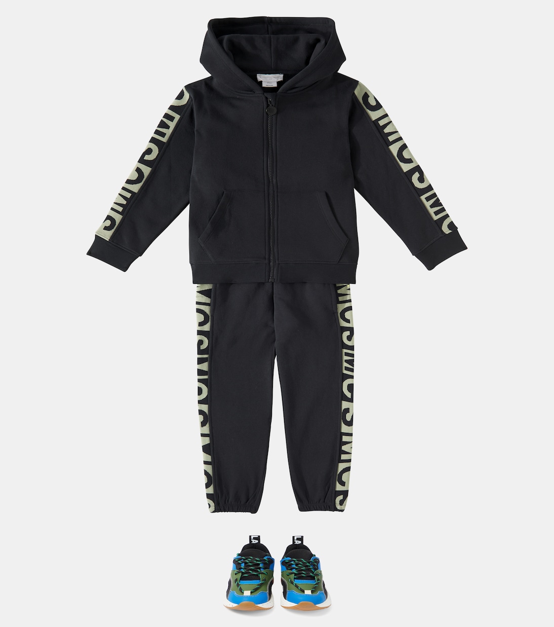 Cotton-blend sweatshirt and sweatpants set  | Stella McCartney Kids