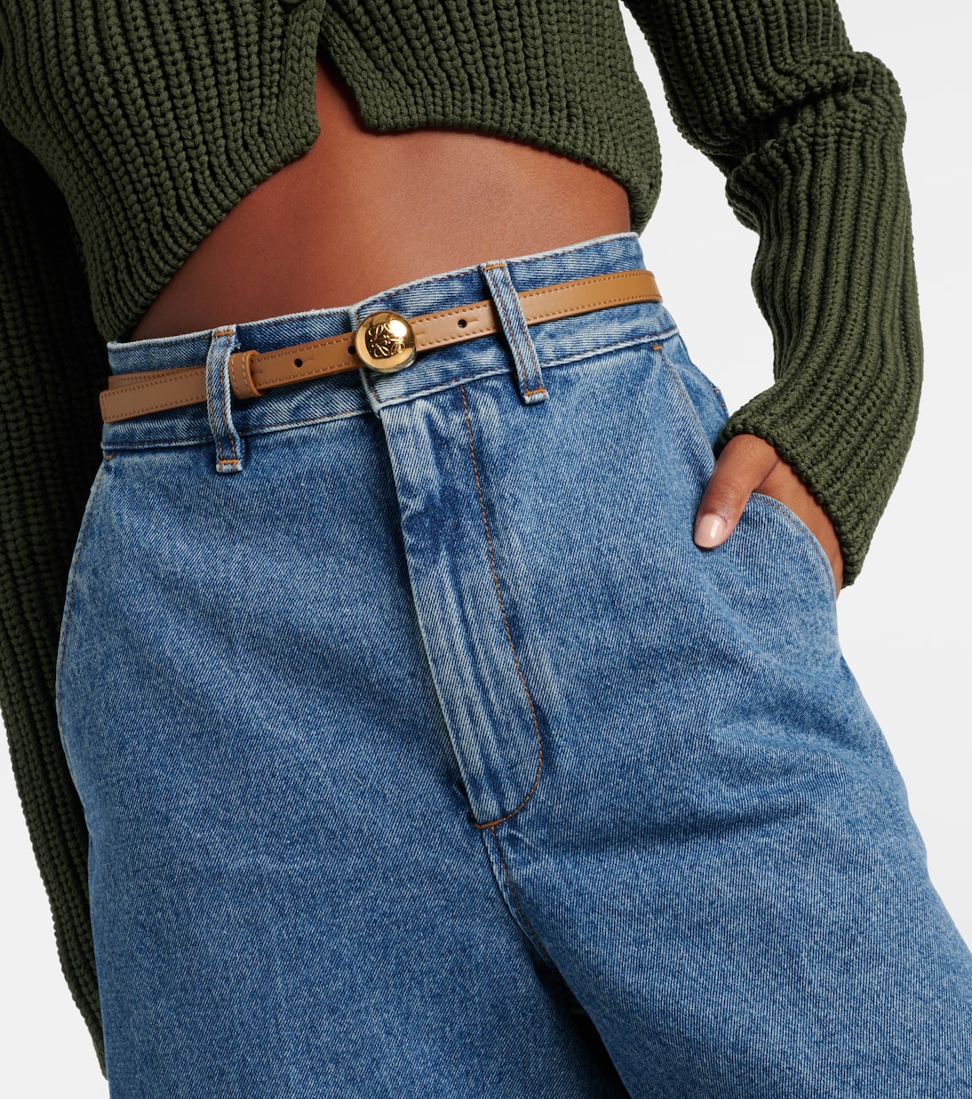 Cintura Pebble in pelle | Loewe