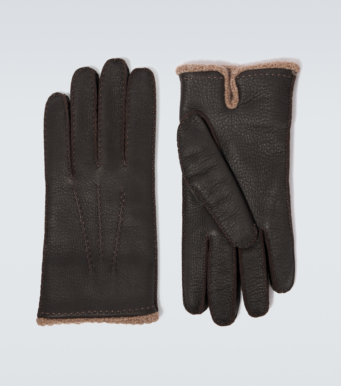 Handschuhe aus Leder mit Kaschmir | Thom Sweeney