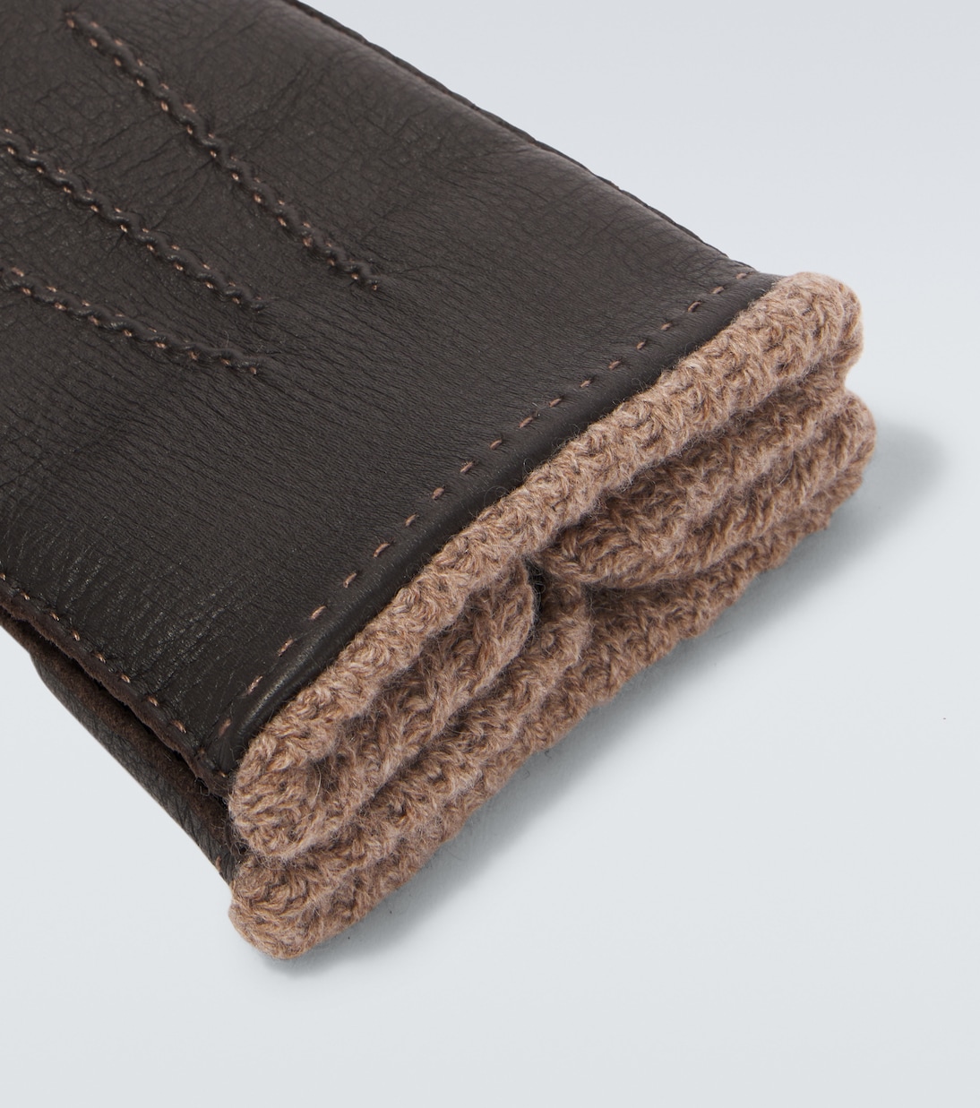 Handschuhe aus Leder mit Kaschmir | Thom Sweeney