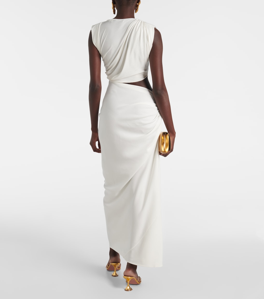 Robe longue asymétrique | Christopher Esber