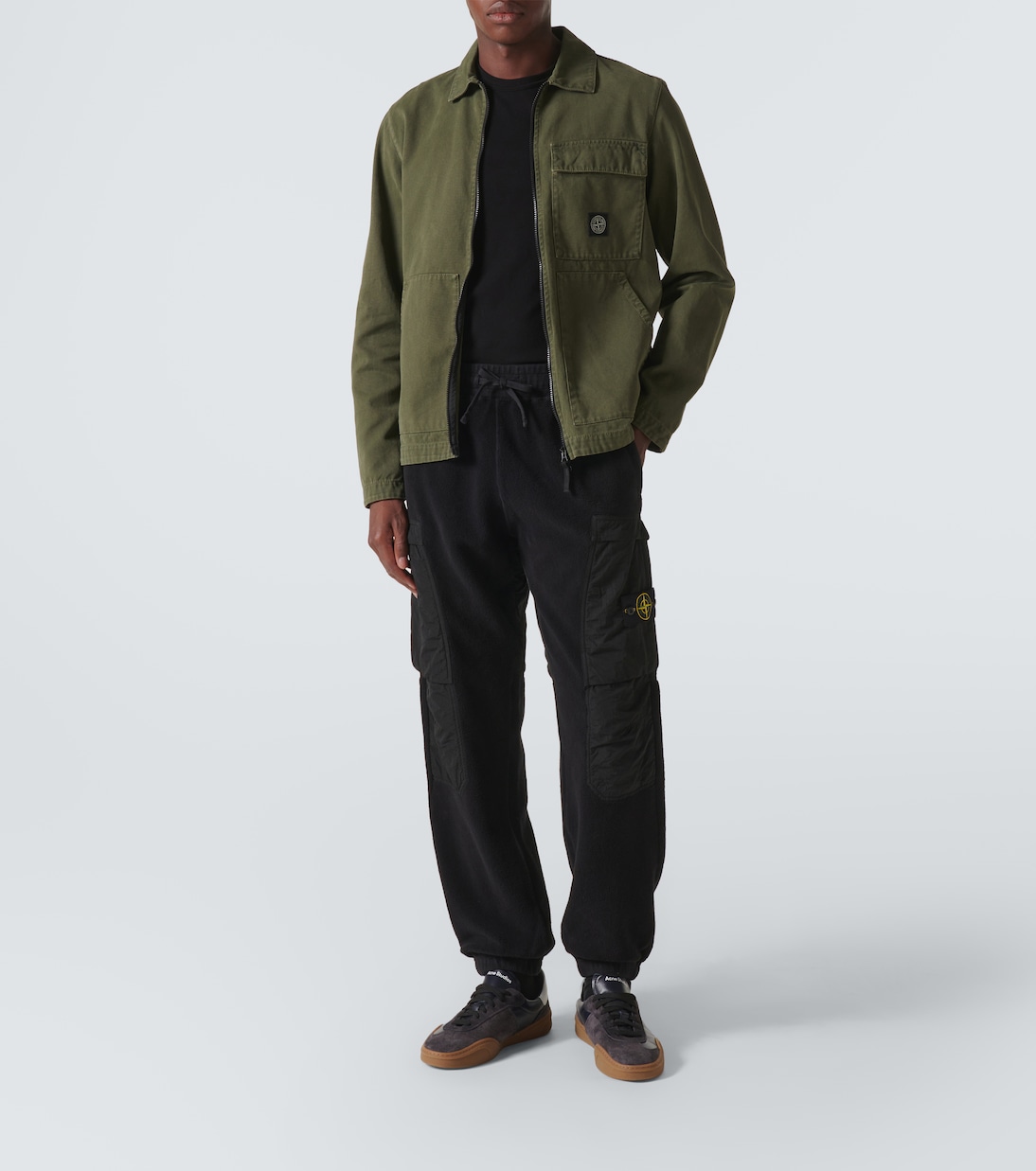 Pantalon de survêtement en coton mélangé | Stone Island