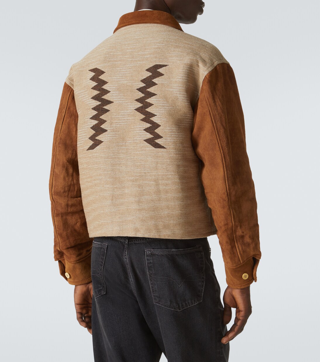 Jacke Stanza mit Veloursleder | Visvim