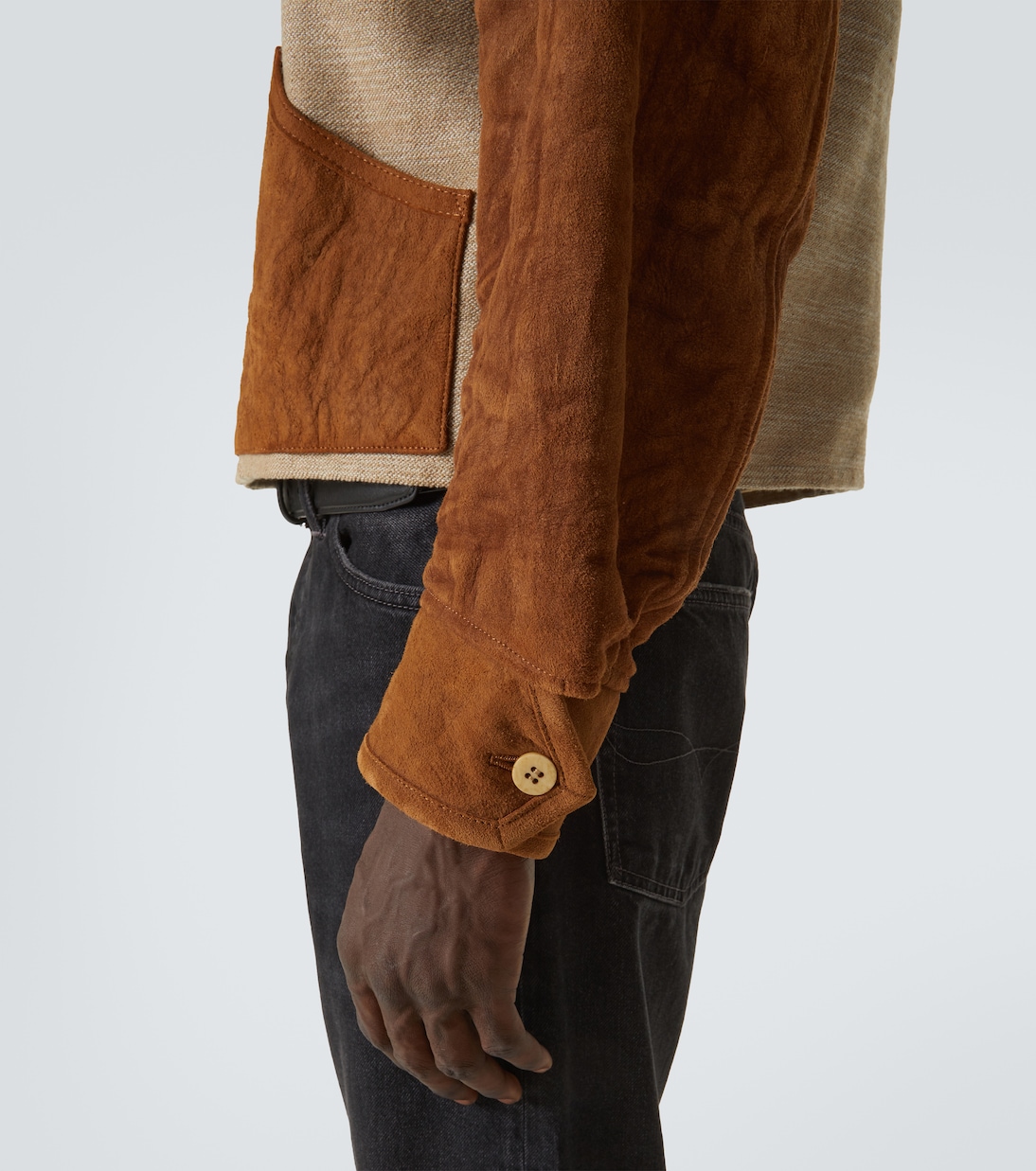 Jacke Stanza mit Veloursleder | Visvim