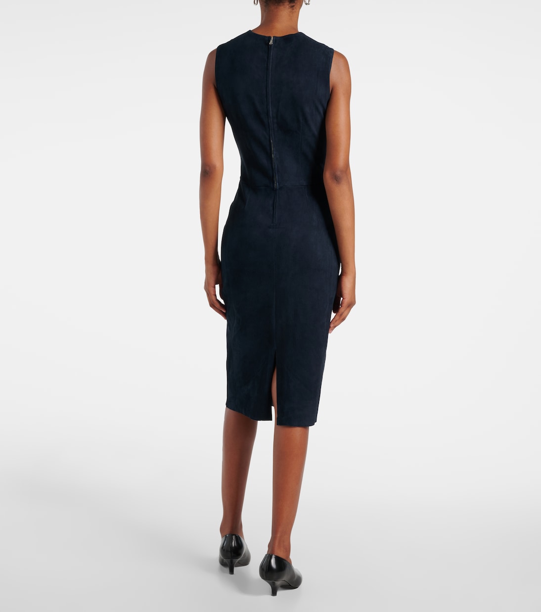 Midikleid Eva aus Veloursleder | Stouls