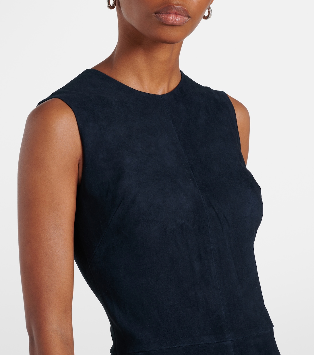 Midikleid Eva aus Veloursleder | Stouls