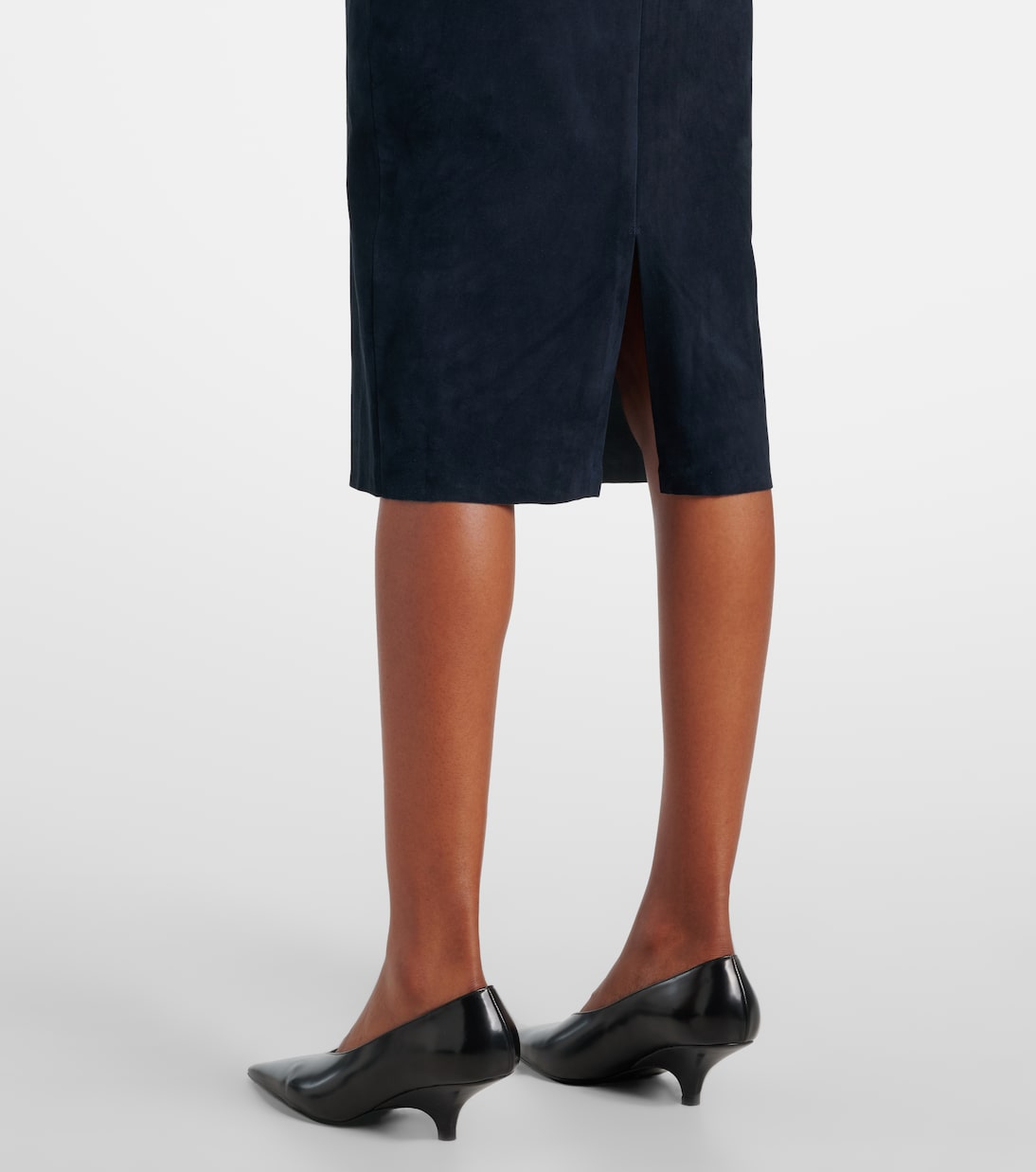 Midikleid Eva aus Veloursleder | Stouls