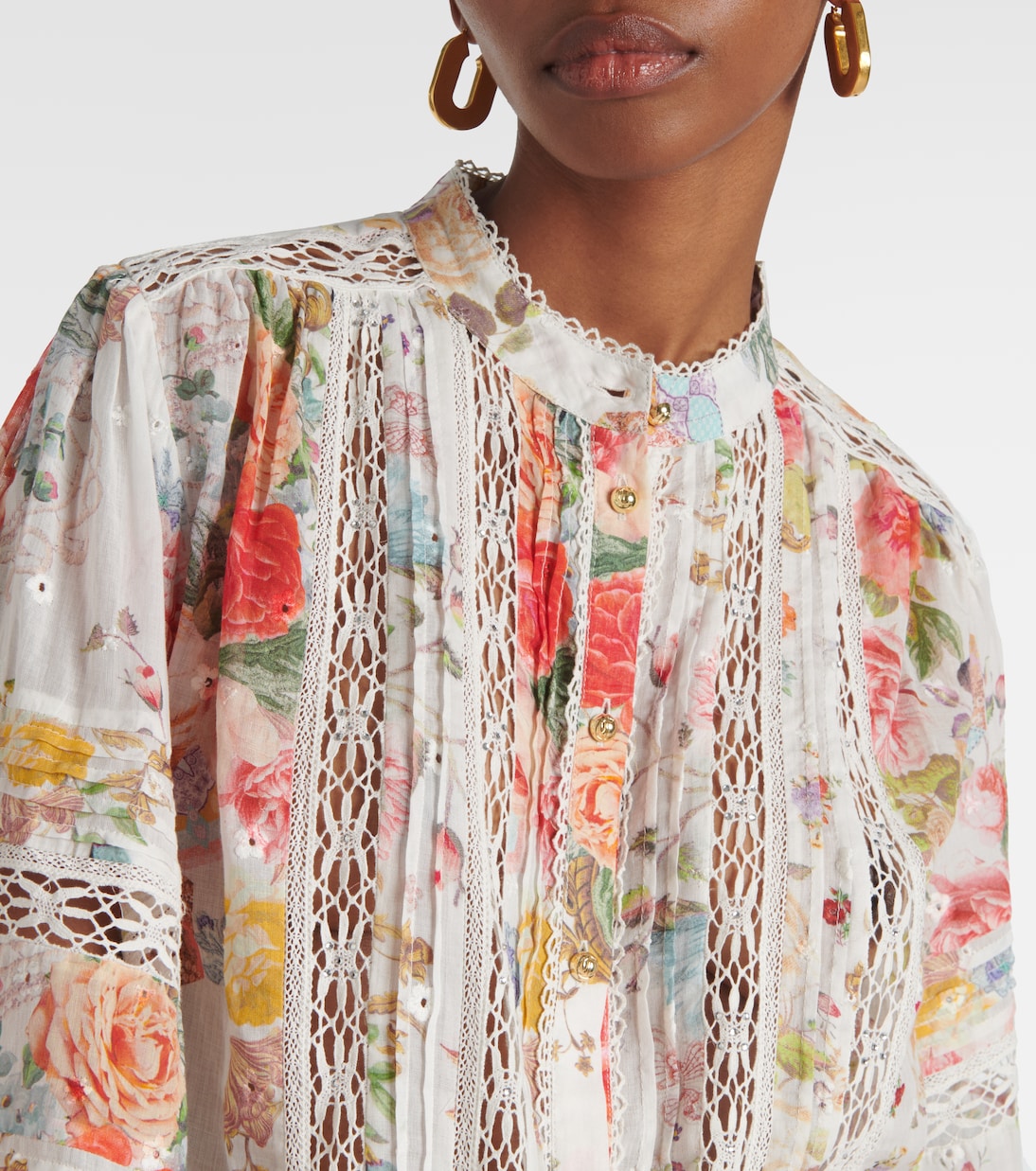 Blusa Sew Yesterday de algodón floral | Camilla