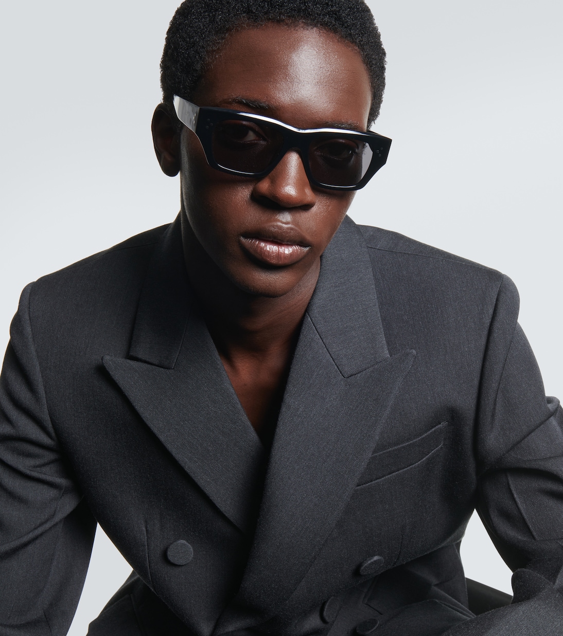 Bold 3 Dots HD rectangular sunglasses | Celine Eyewear