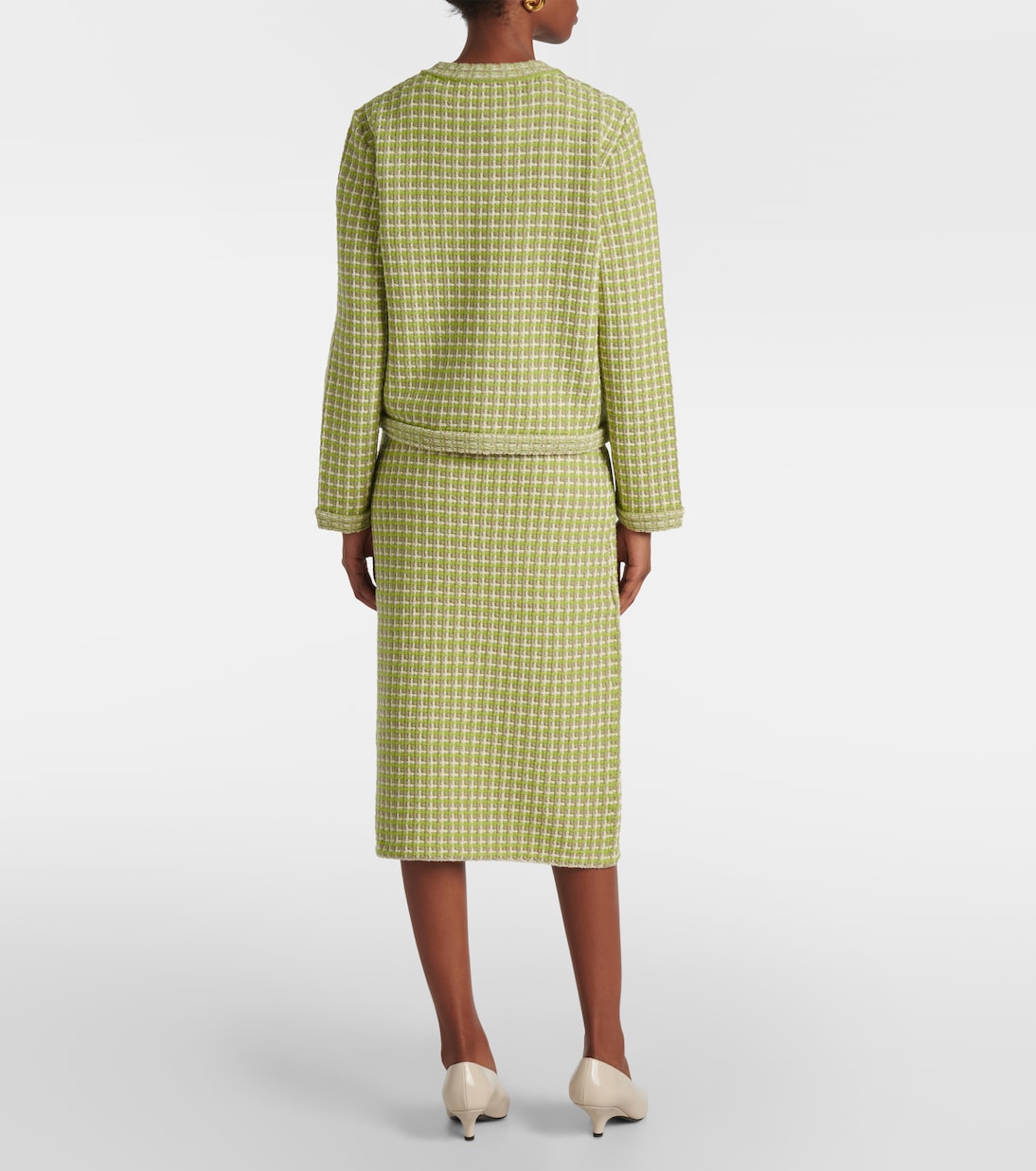 Veste en maille à carreaux | Tory Burch