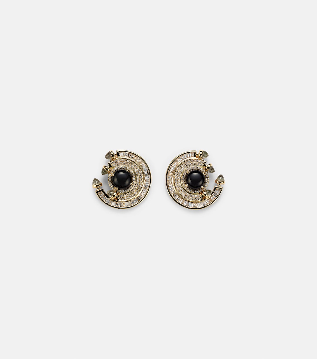 Orecchini Chakra in oro 18kt con pietre preziose | Ananya