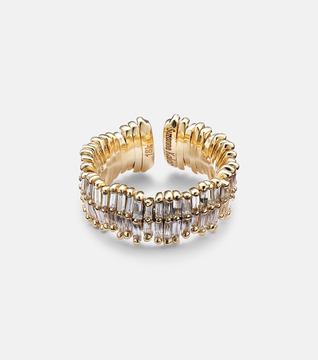 Bague Classic en or 18 ct et diamants | Suzanne Kalan