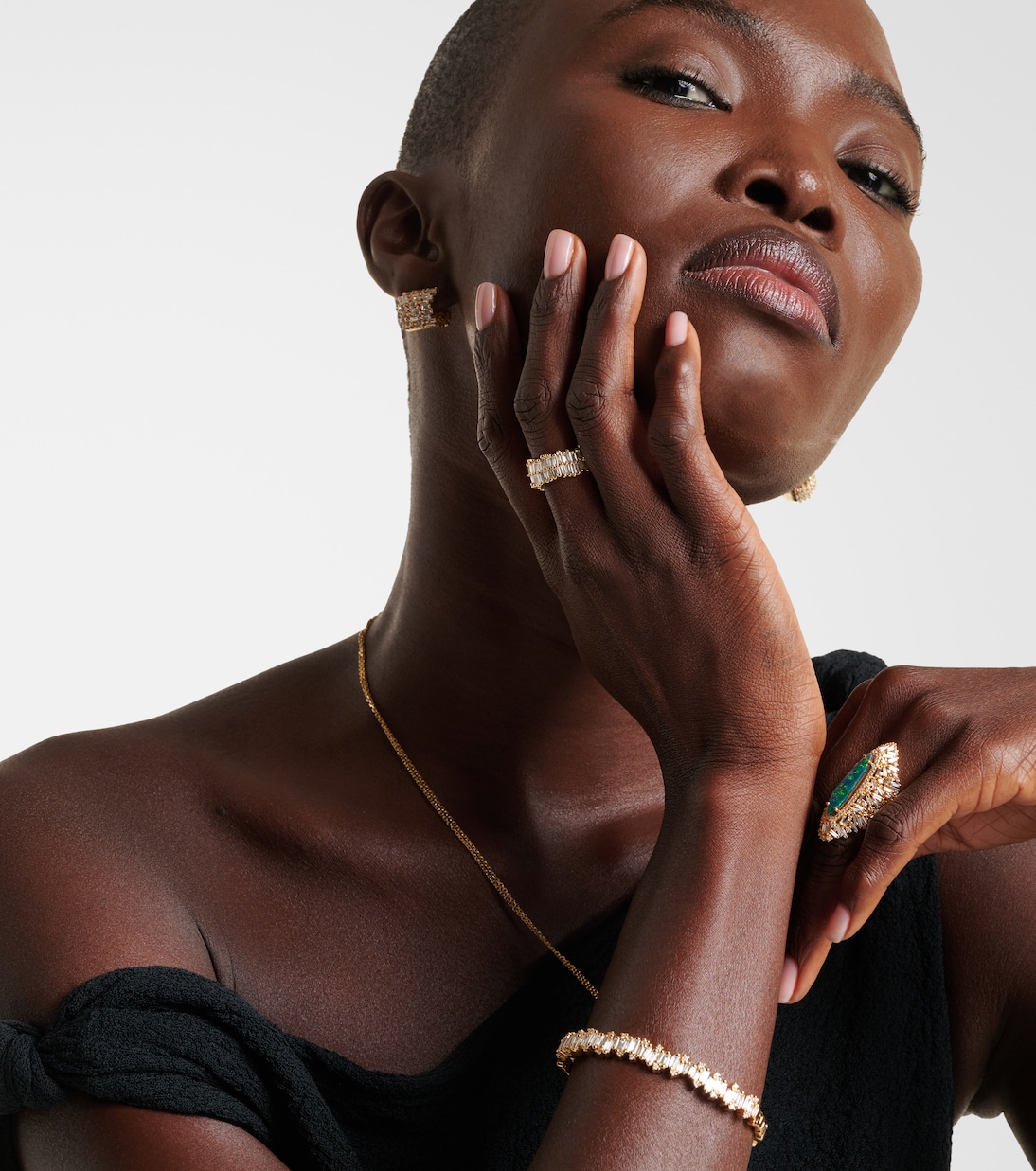 Bague Classic en or 18 ct et diamants | Suzanne Kalan