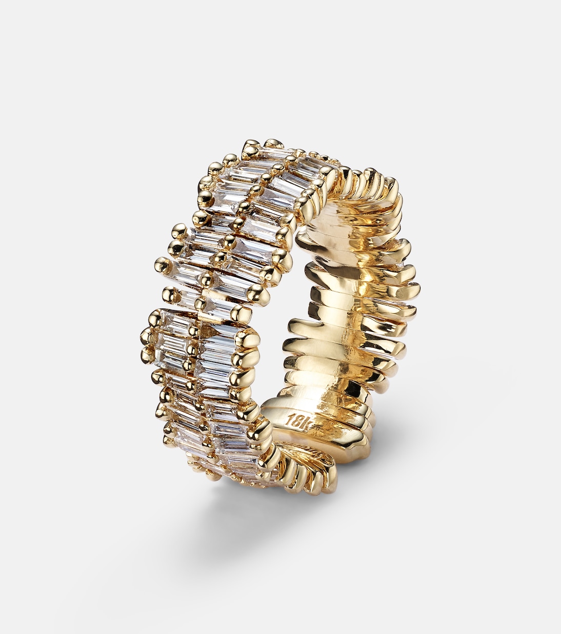 Bague Classic en or 18 ct et diamants | Suzanne Kalan