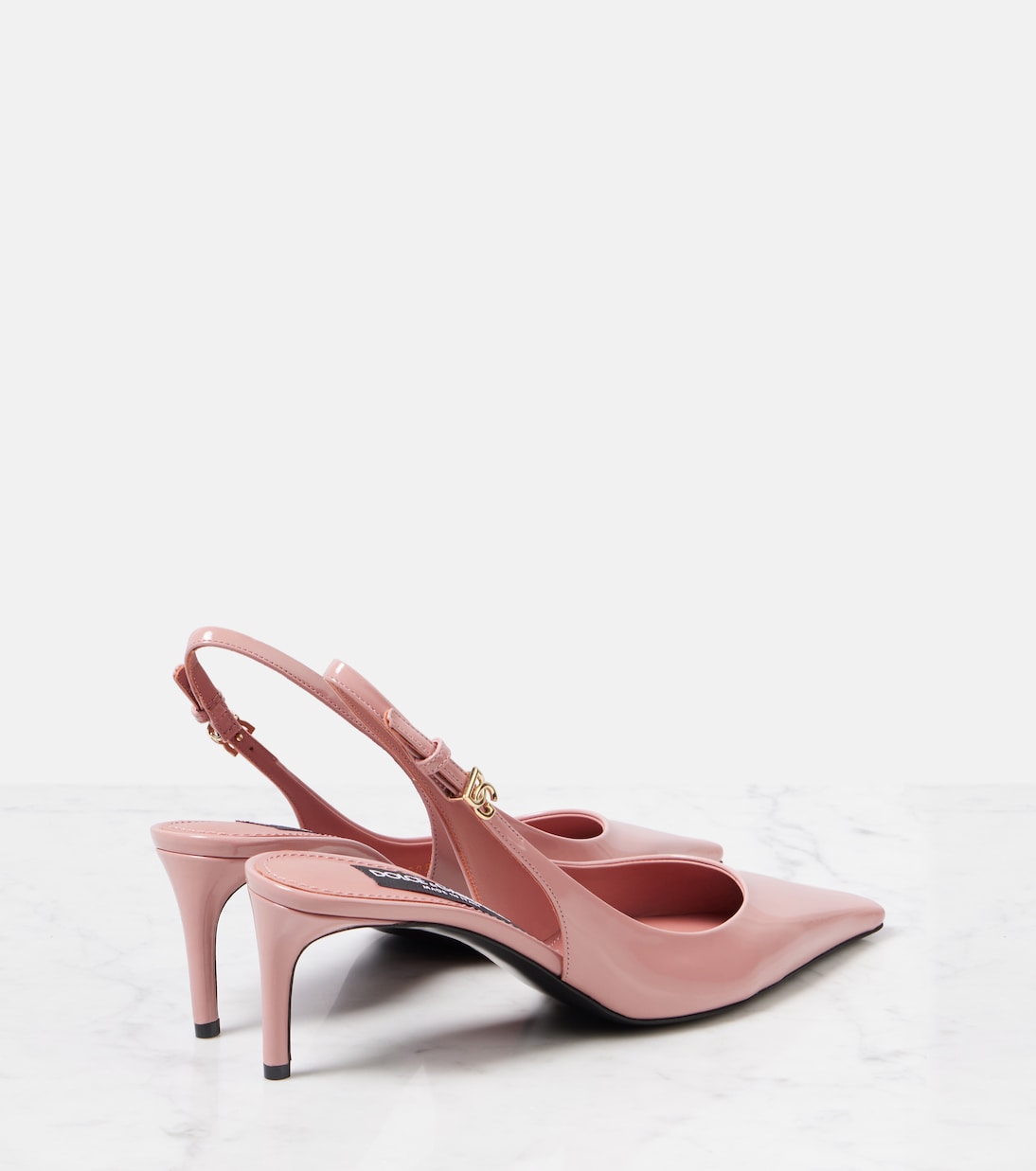 Slingback-Pumps Mun DG aus Leder | Dolce&Gabbana