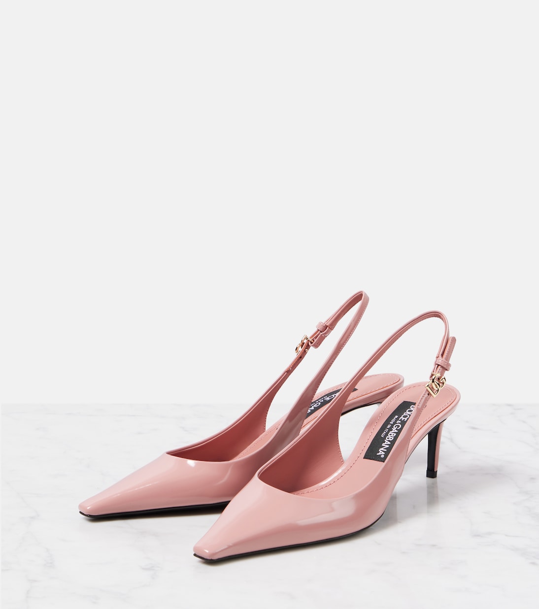Slingback-Pumps Mun DG aus Leder | Dolce&Gabbana