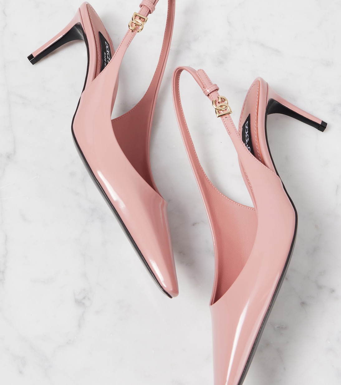 Slingback-Pumps Mun DG aus Leder | Dolce&Gabbana