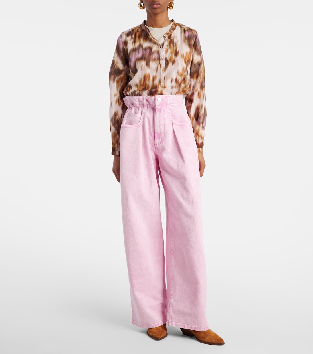 Jeans Rachelle a gamba larga e vita alta | Marant Etoile