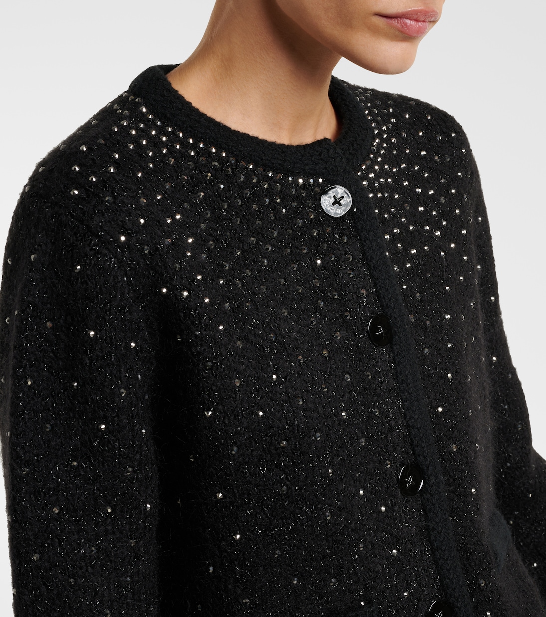 Jacke Tina aus Bouclé mit Kristallen | Altuzarra
