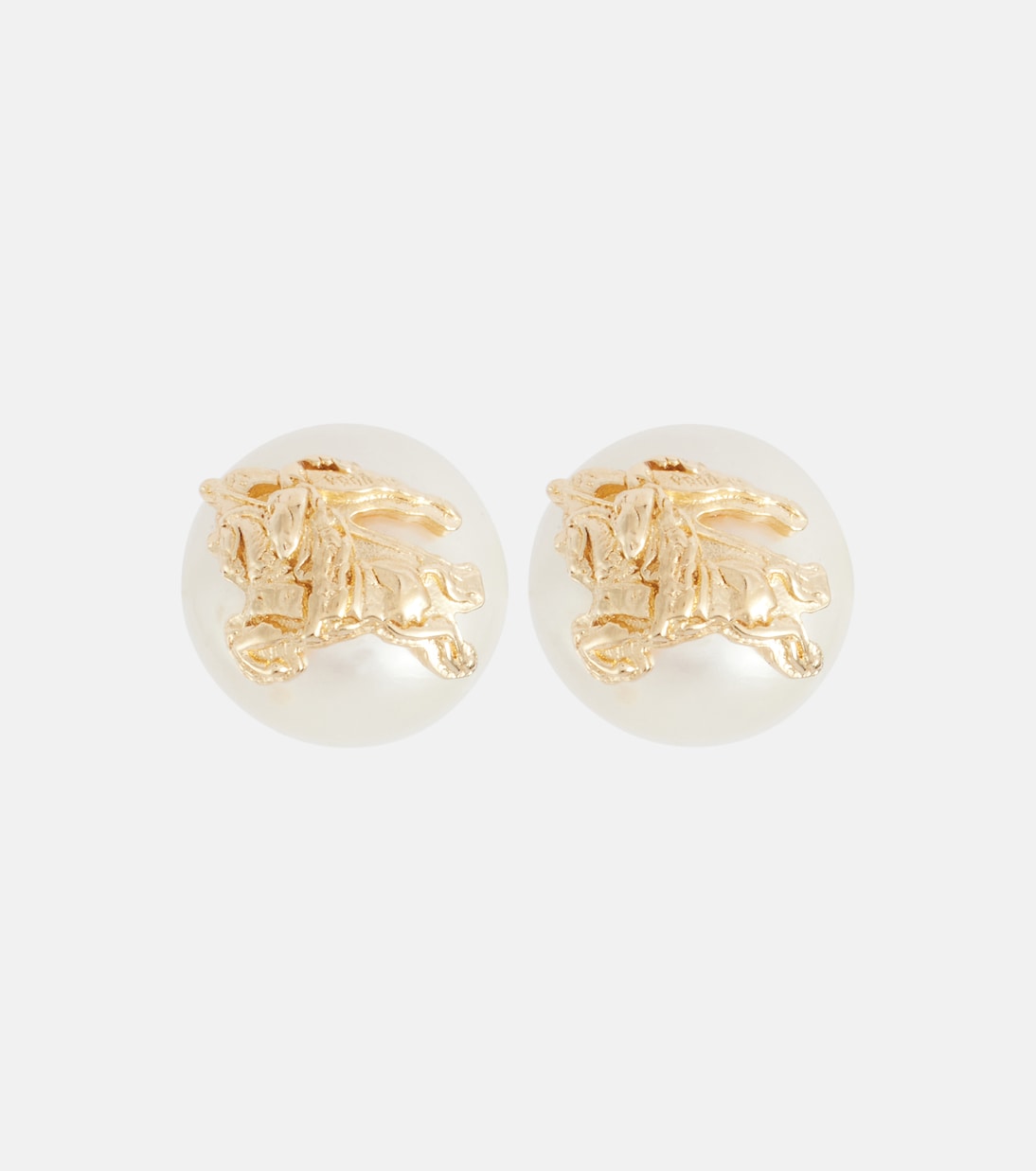 Boucles d’oreilles EKD en plaqué or et perles d'eau douce | Burberry