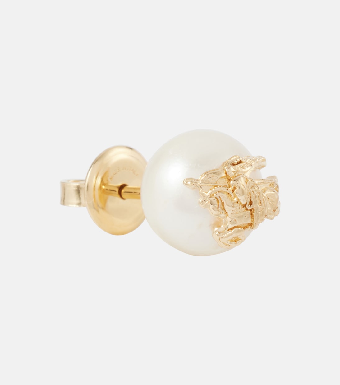 Boucles d’oreilles EKD en plaqué or et perles d'eau douce | Burberry