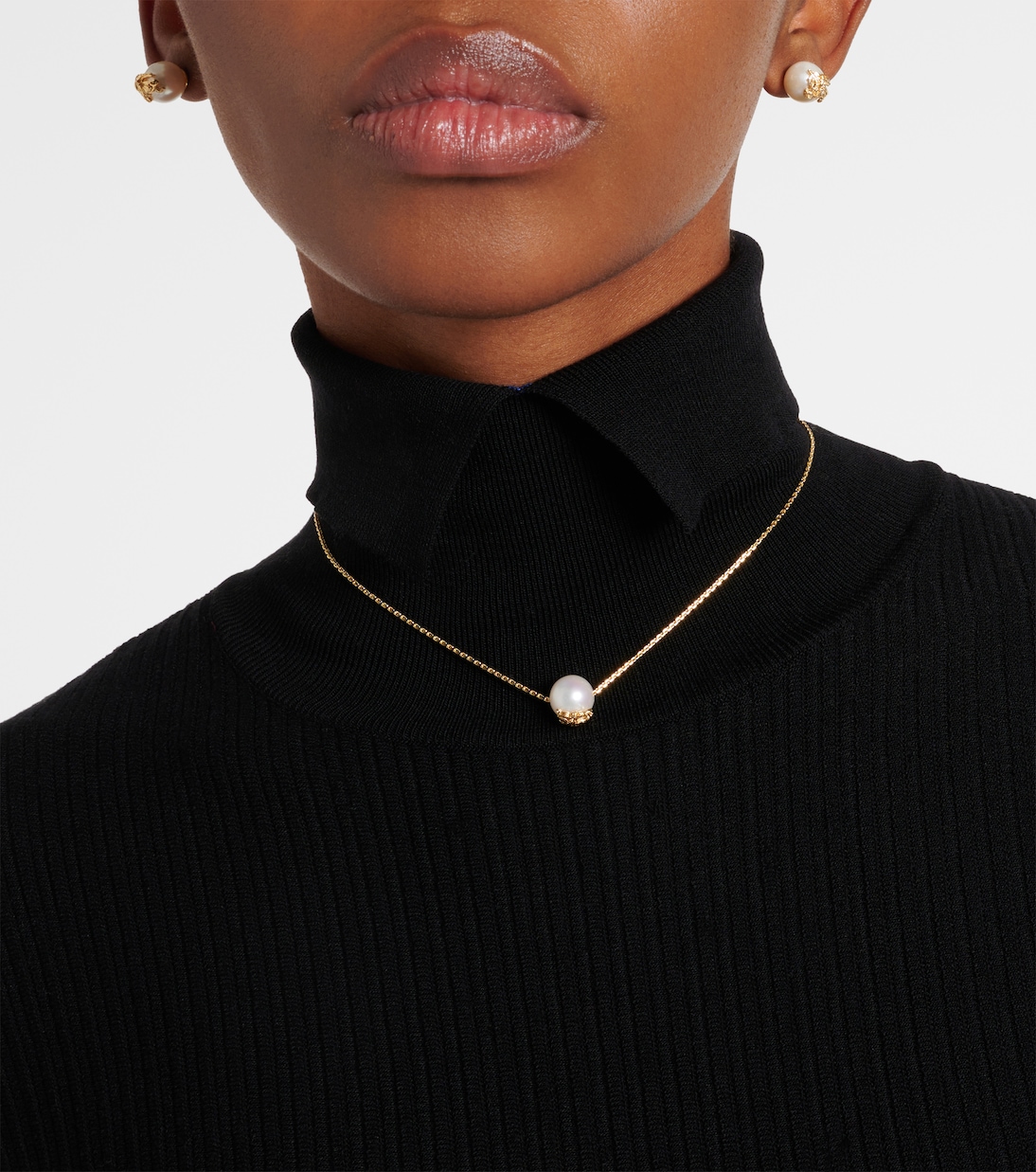 Boucles d’oreilles EKD en plaqué or et perles d'eau douce | Burberry