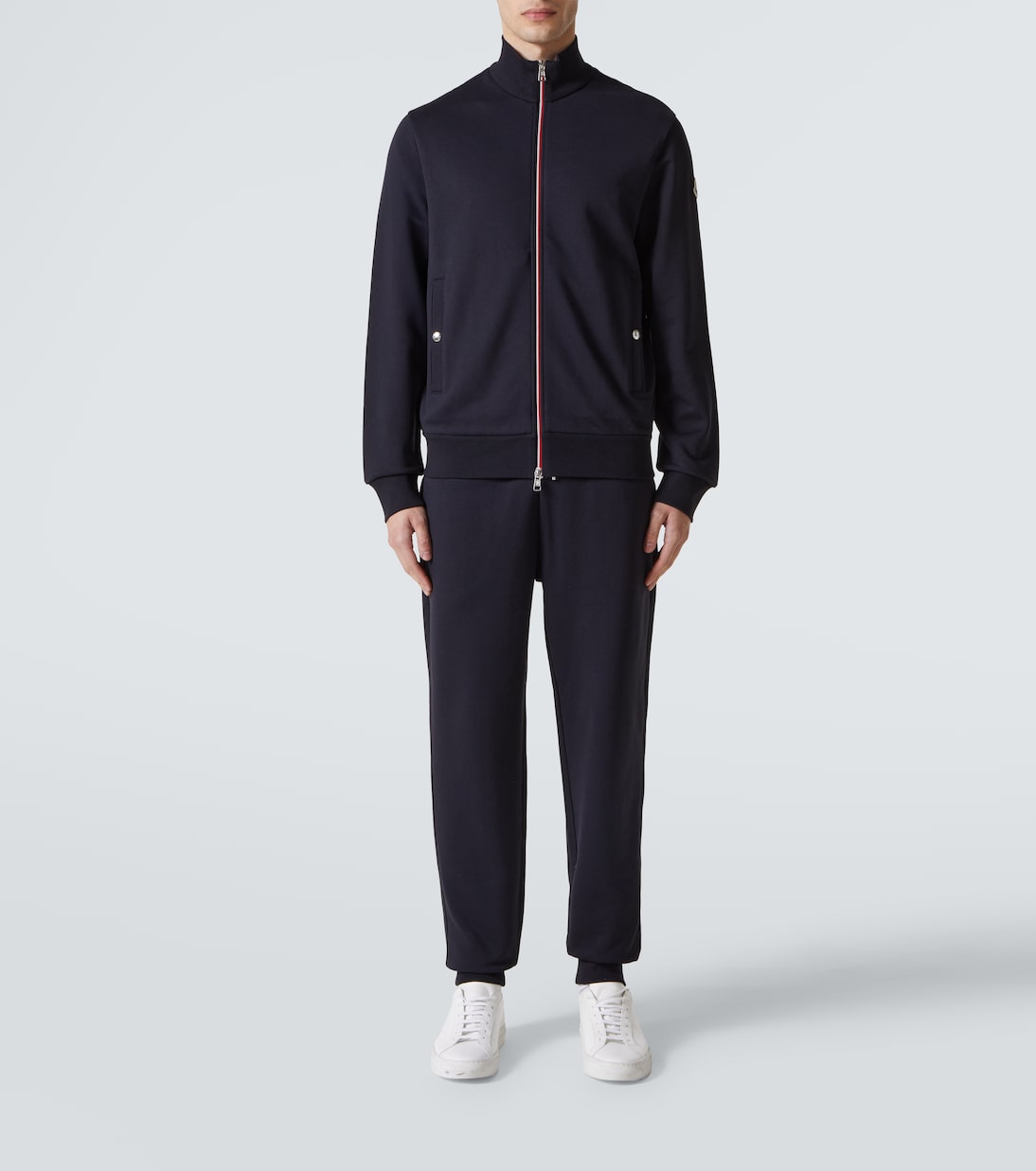 Jersey de algodón con cremallera | Moncler