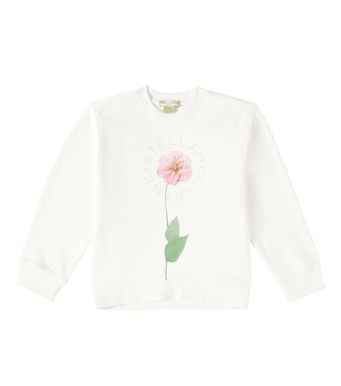 Felpa in jersey di cotone con stampa | Stella McCartney Kids