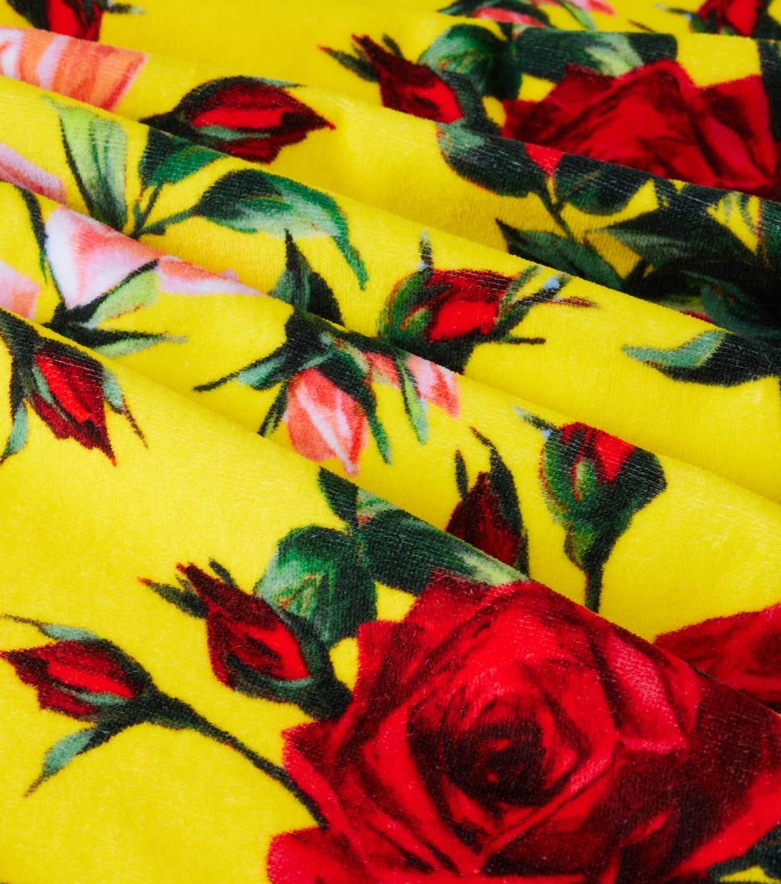 Telo mare in cotone con stampa | Dolce&Gabbana Casa