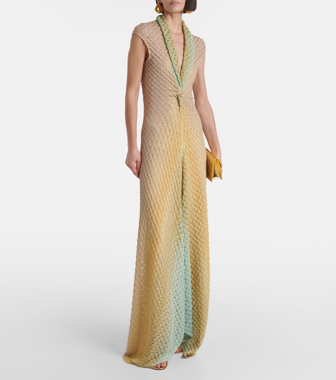 Vestido largo de croché | Missoni