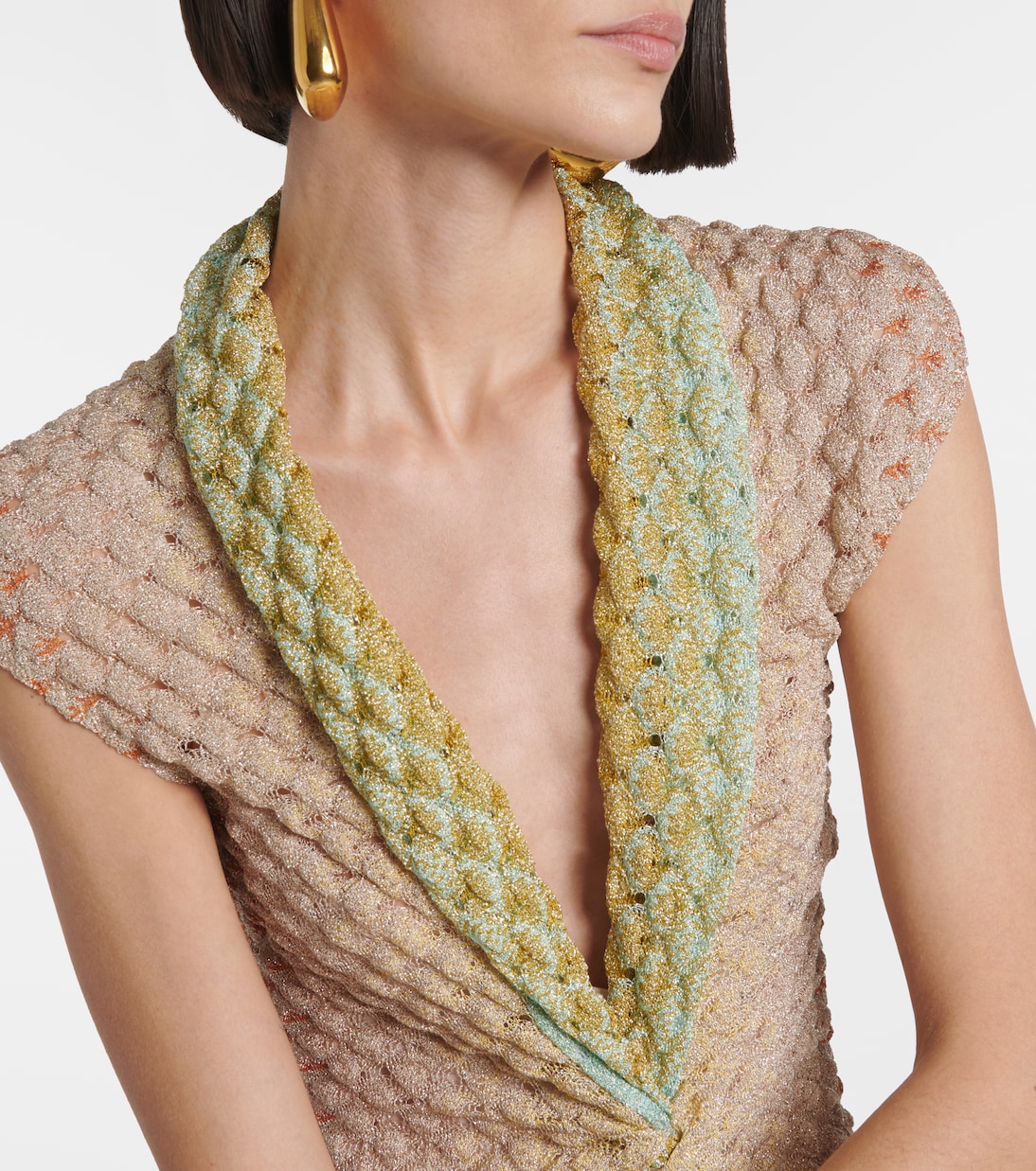 Vestido largo de croché | Missoni