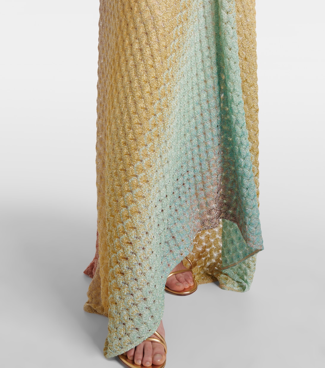 Vestido largo de croché | Missoni