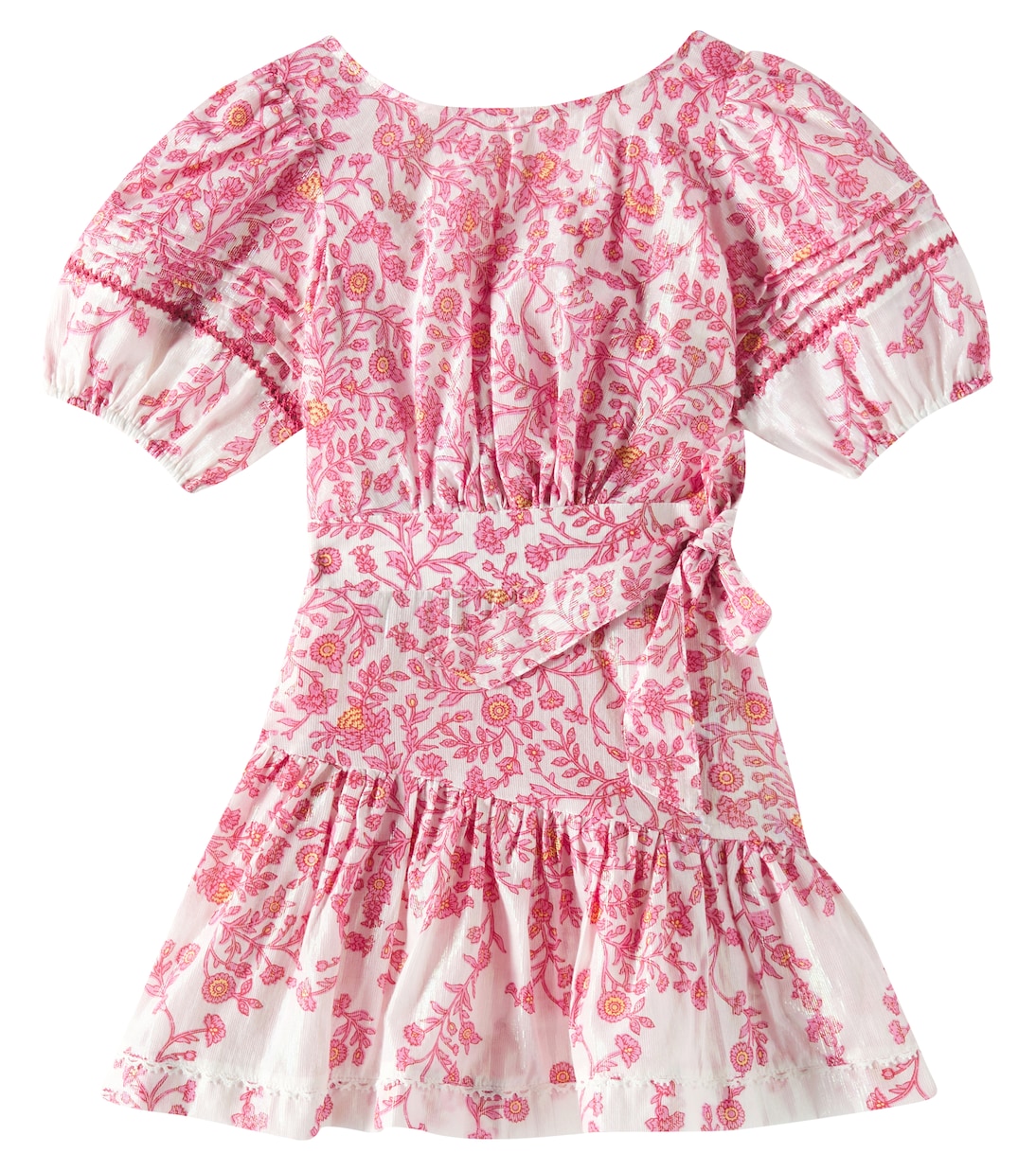 Abito Chantal in misto cotone lamé | Poupette St Barth Kids