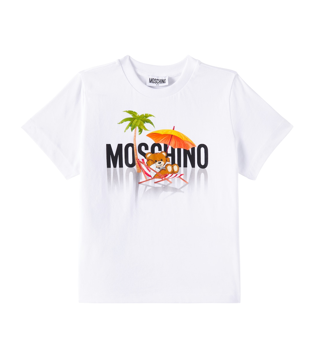 T-shirt Teddy Bear en coton | Moschino Kids