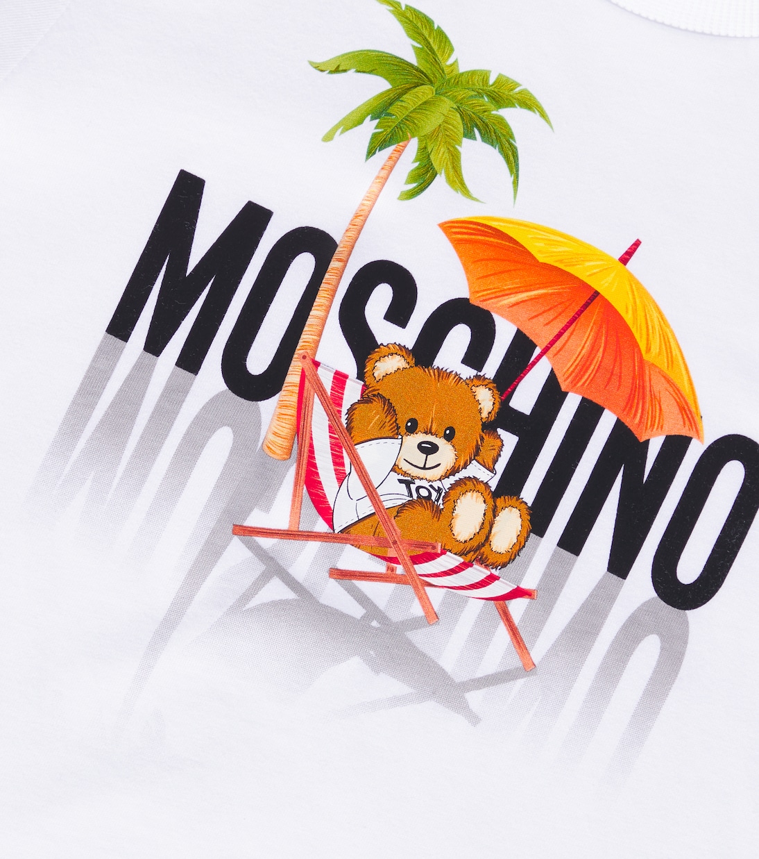 T-shirt Teddy Bear en coton | Moschino Kids