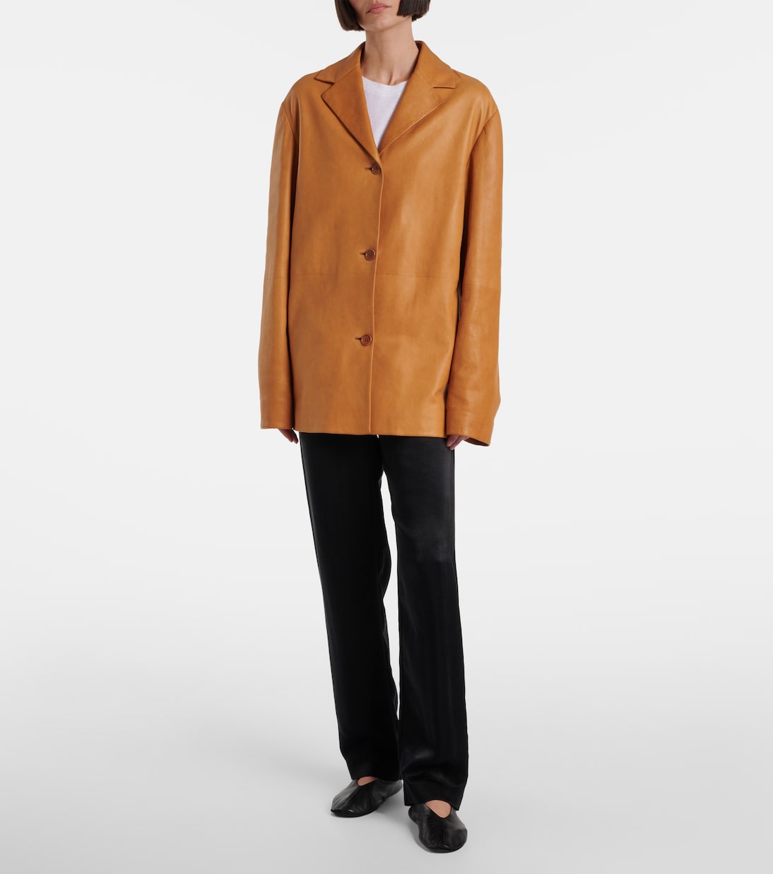 Chaqueta Fabian de piel | The Row