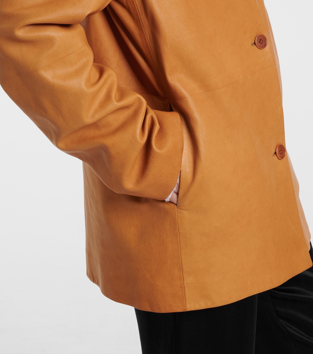Chaqueta Fabian de piel | The Row