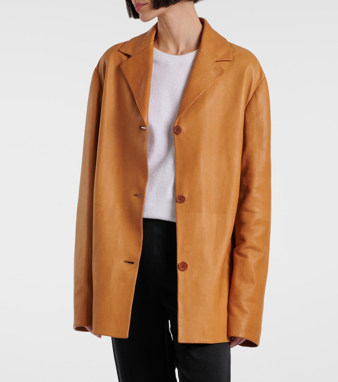 Chaqueta Fabian de piel | The Row