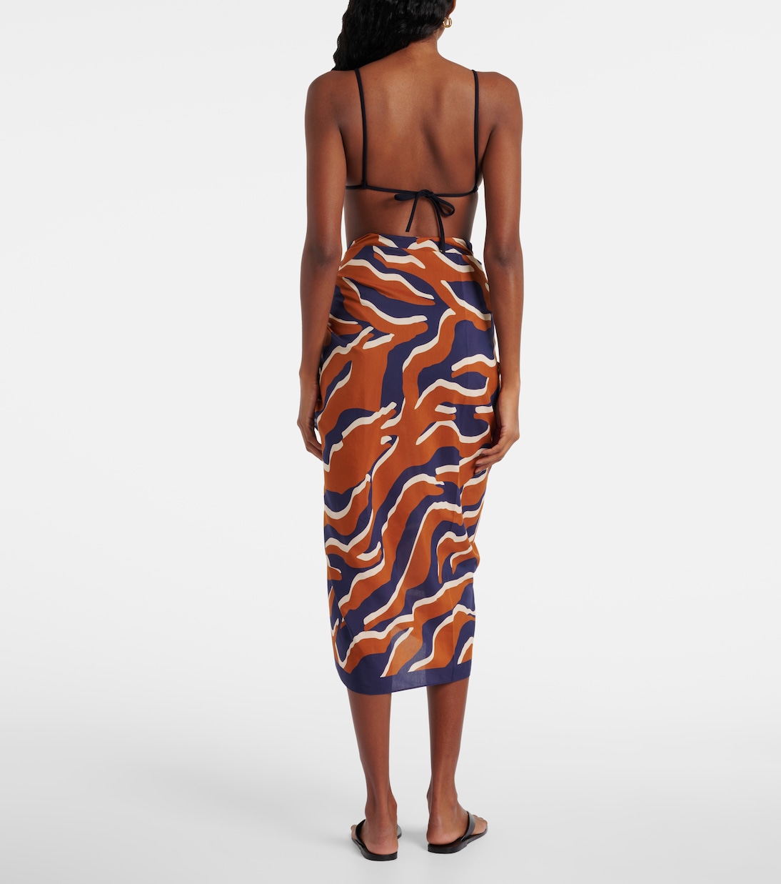 Ile cotton and silk voile beach cover-up | Eres