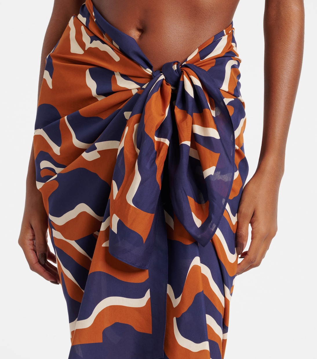 Ile cotton and silk voile beach cover-up | Eres