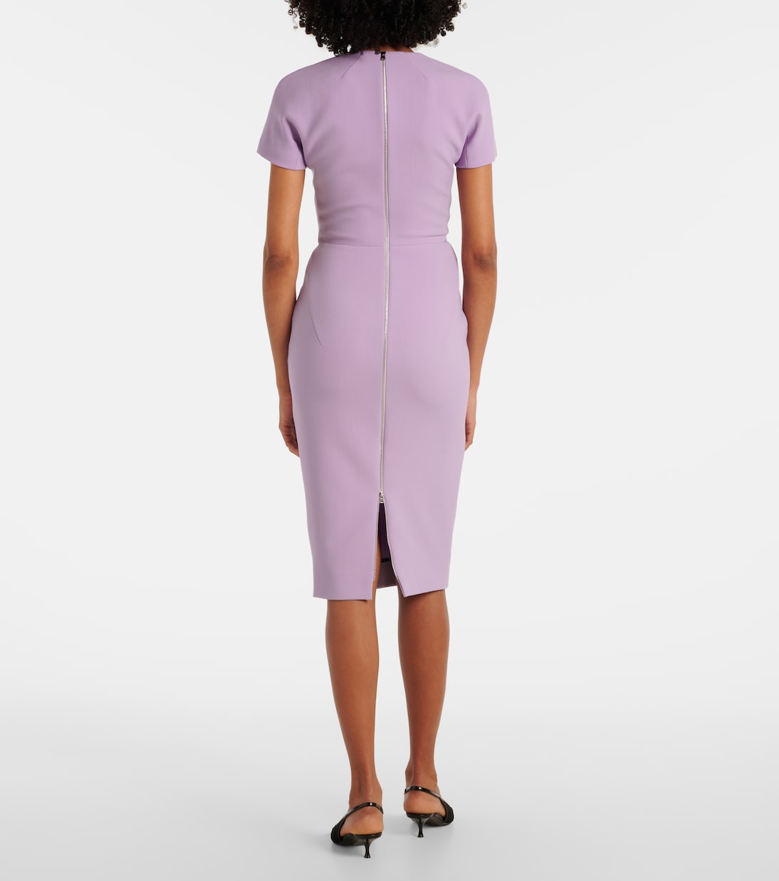 Abito midi in jersey | Victoria Beckham