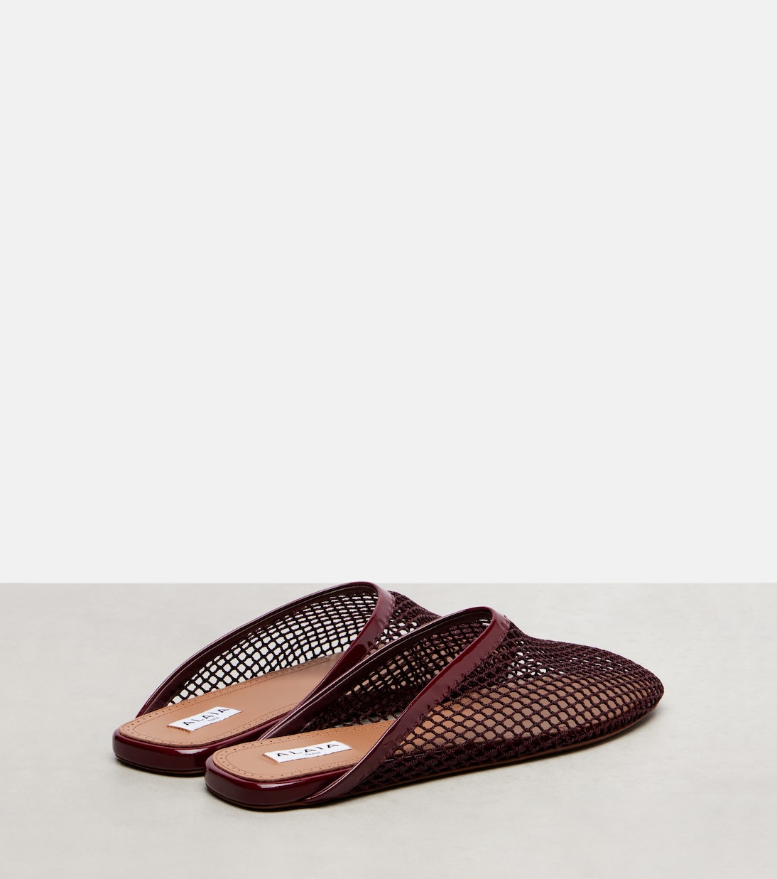Classique fishnet mules | Alaïa