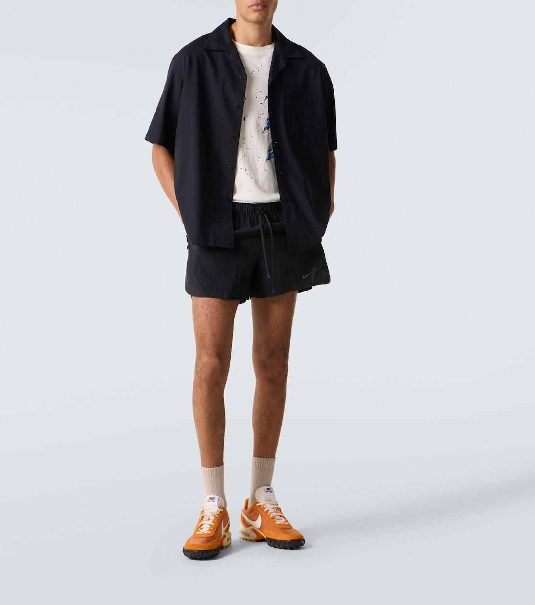 Air Max Waffle suede-trimmed sneakers | Nike
