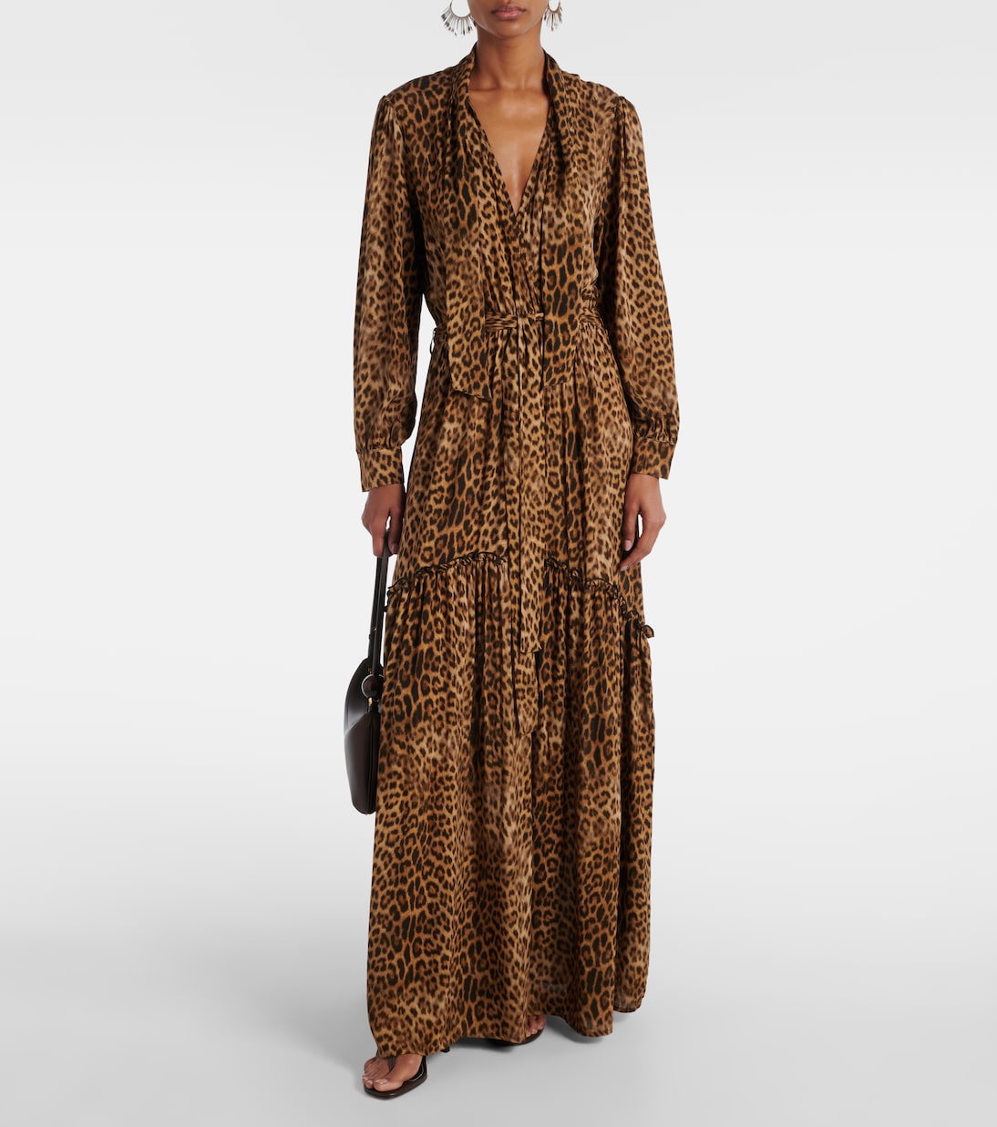 Abito lungo Skylar con stampa leopardata | Melissa Odabash